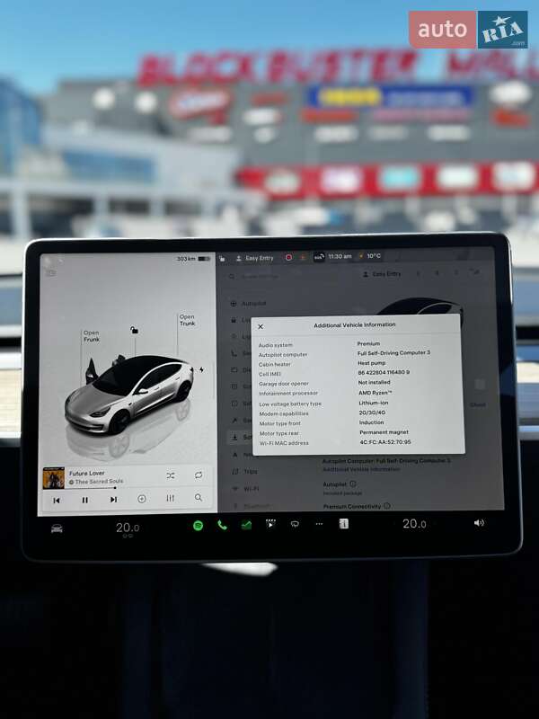Седан Tesla Model 3 2022 в Києві