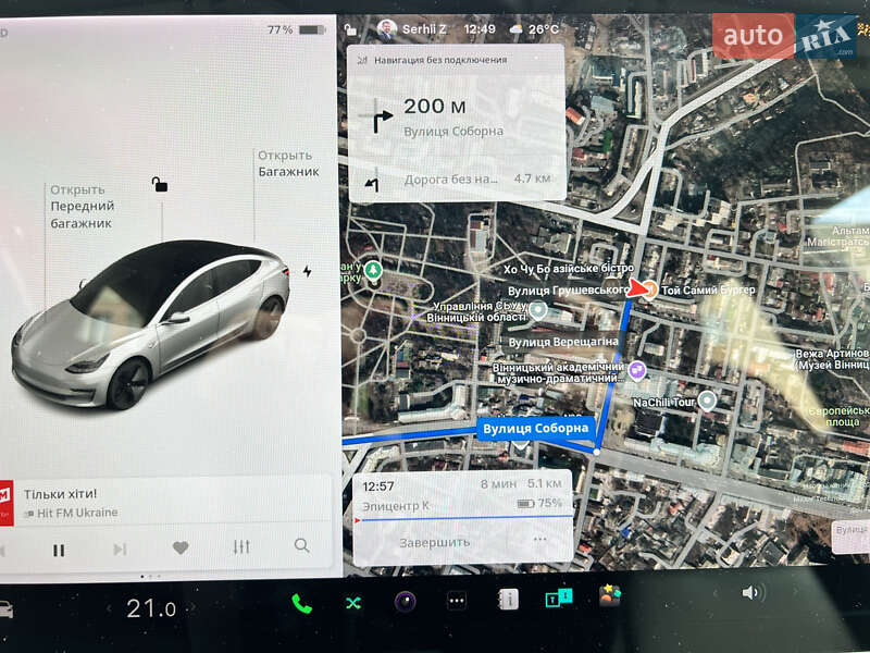 Седан Tesla Model 3 2018 в Виннице