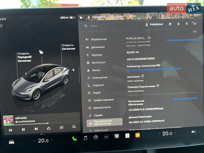 Седан Tesla Model 3 2022 в Ужгороде