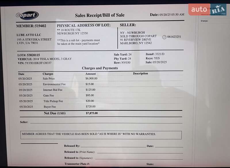 Седан Tesla Model 3 2018 в Львове фото 13 Седан Tesla Model 3 2018 в Львове