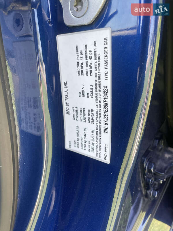 Седан Tesla Model 3 2019 в Кривом Роге фото 27 Седан Tesla Model 3 2019 в Кривом Роге