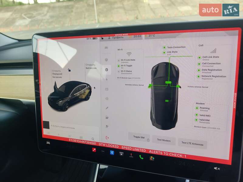 Седан Tesla Model 3 2019 в Києві