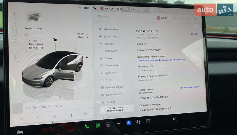 Седан Tesla Model 3 2024 в Киеве фото 18 Седан Tesla Model 3 2024 в Киеве