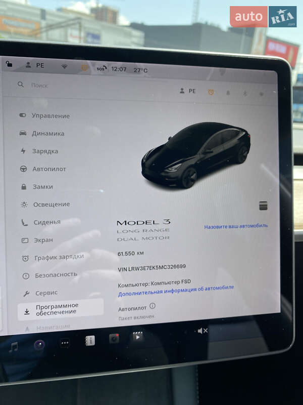 Седан Tesla Model 3 2021 в Києві