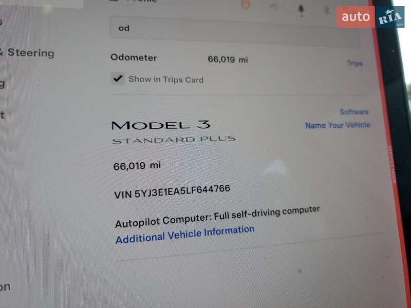 Седан Tesla Model 3 2020 в Львове
