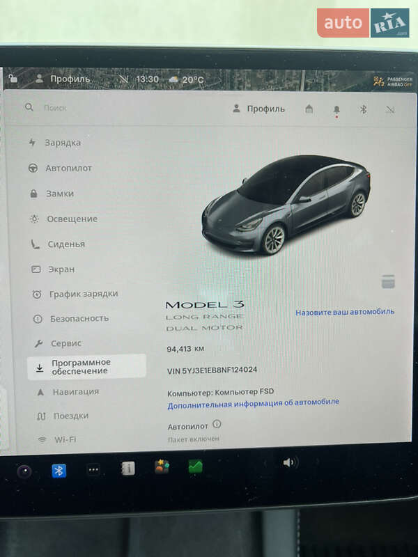 Седан Tesla Model 3 2021 в Виннице фото 14 Седан Tesla Model 3 2021 в Виннице