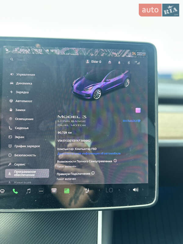 Седан Tesla Model 3 2019 в Днепре