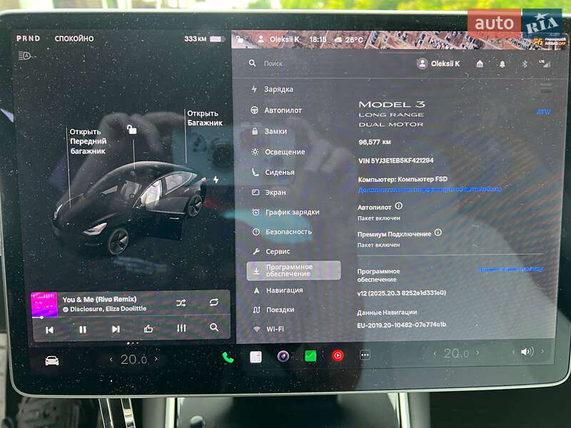 Седан Tesla Model 3 2019 в Ровно