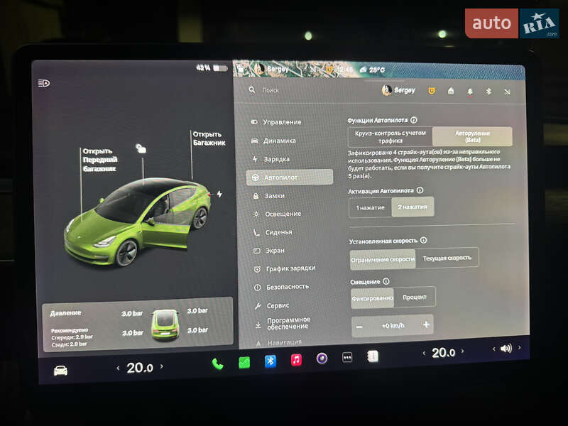 Седан Tesla Model 3 2021 в Одесі