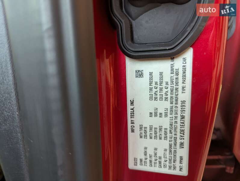 Седан Tesla Model 3 2022 в Харькове