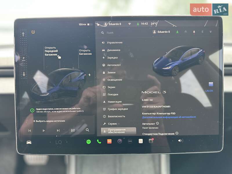 Седан Tesla Model 3 2024 в Луцке