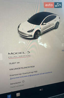 Седан Tesla Model 3 2022 в 