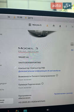 Седан Tesla Model 3 2018 в 