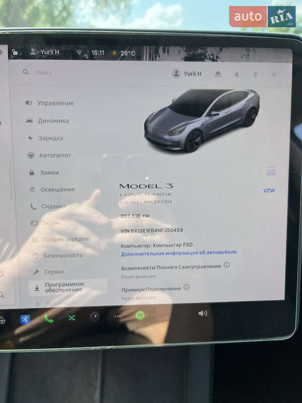 Седан Tesla Model 3 2022 в Дніпрі