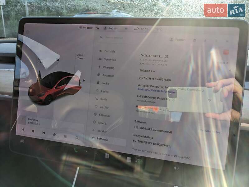 Седан Tesla Model 3 2019 в Полтаві