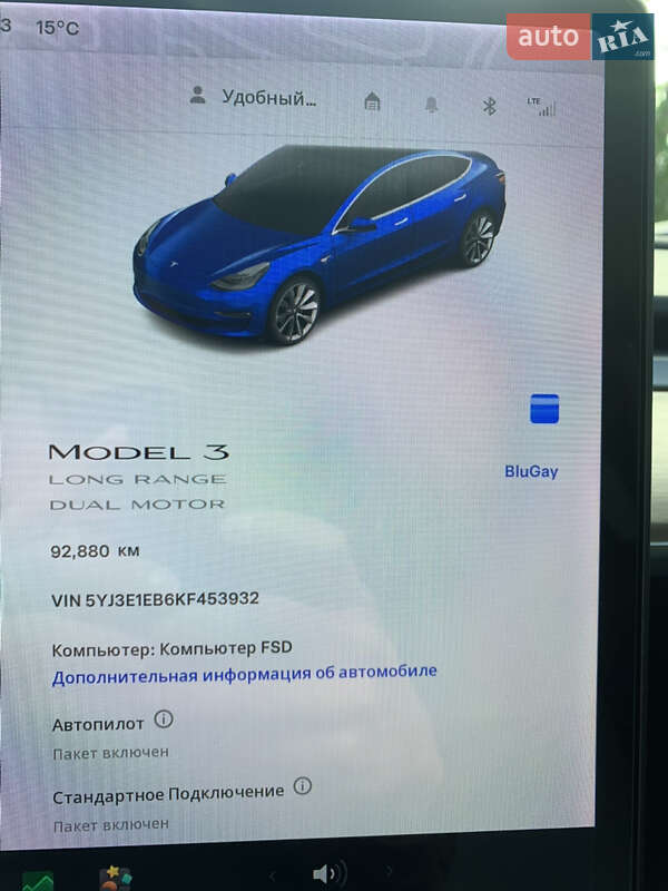 Седан Tesla Model 3 2019 в Киеве