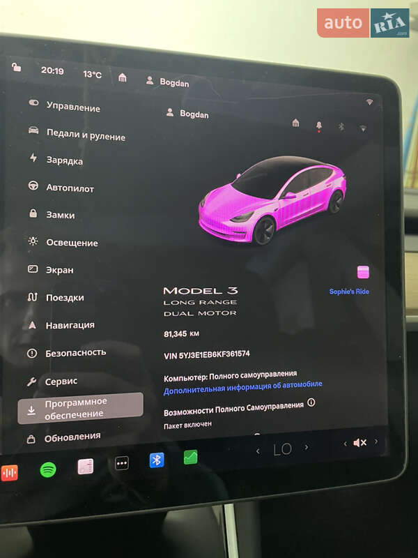 Седан Tesla Model 3 2019 в Тернополе
