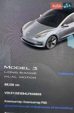 Седан Tesla Model 3 2020 в 