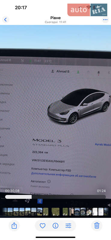 Седан Tesla Model 3 2020 в Рівному