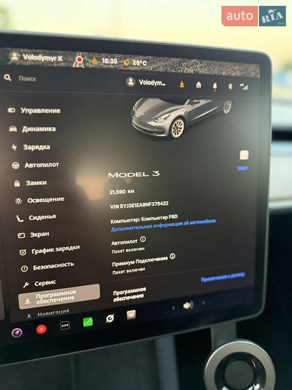 Седан Tesla Model 3 2022 в Дніпрі