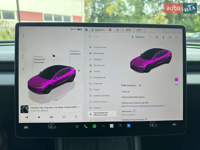 Седан Tesla Model 3 2024 в Луцьку фото 15 Седан Tesla Model 3 2024 в Луцьку