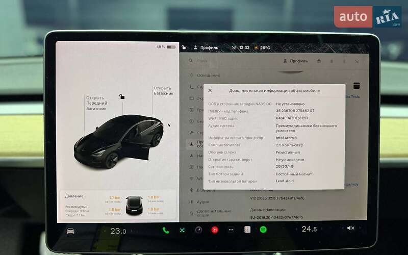 Седан Tesla Model 3 2019 в Чернівцях