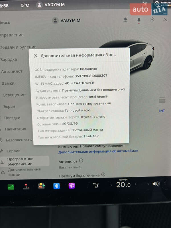 Седан Tesla Model 3 2021 в Умані
