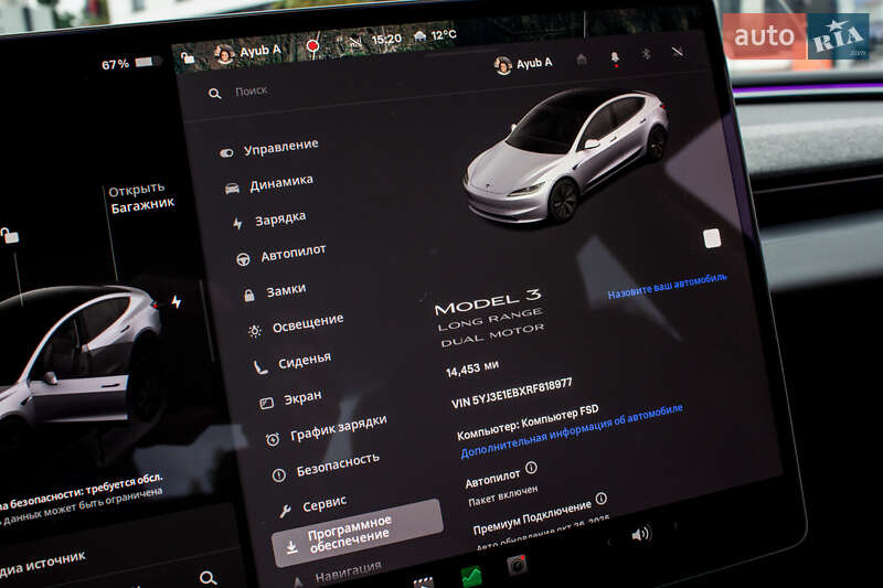Седан Tesla Model 3 2024 в Львові фото 52 Седан Tesla Model 3 2024 в Львові