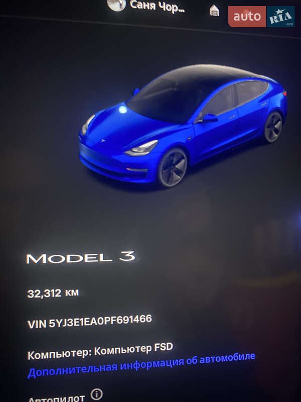 Седан Tesla Model 3 2023 в Хмельницком