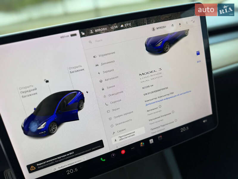 Седан Tesla Model 3 2021 в Кривому Розі фото 60 Седан Tesla Model 3 2021 в Кривому Розі