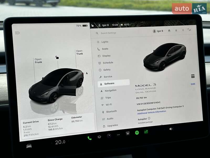 Седан Tesla Model 3 2022 в Львові