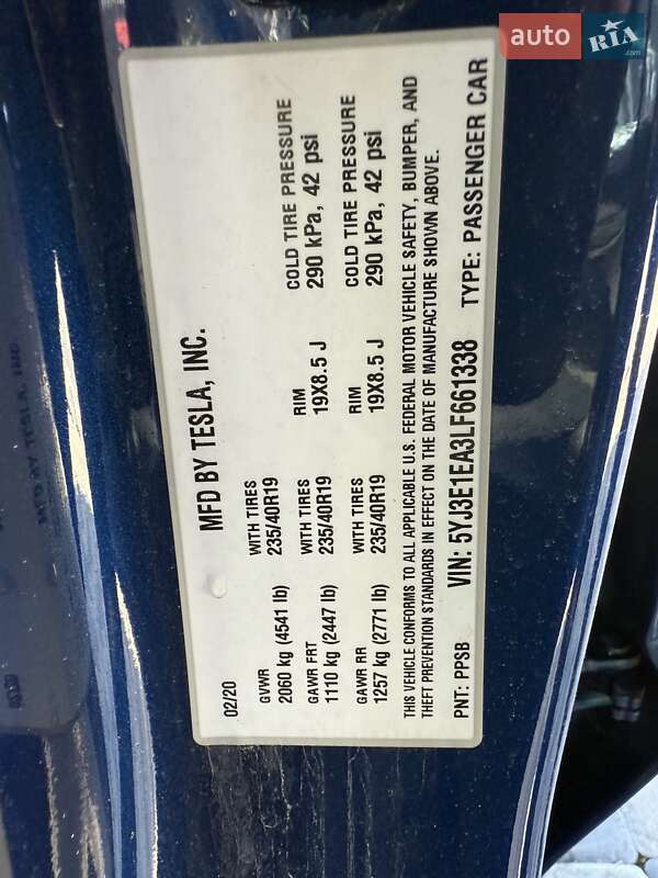Седан Tesla Model 3 2020 в Львове фото 35 Седан Tesla Model 3 2020 в Львове