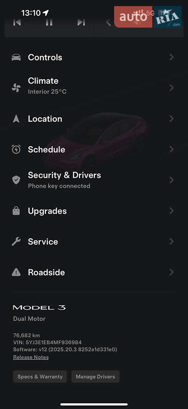 Седан Tesla Model 3 2021 в Івано-Франківську