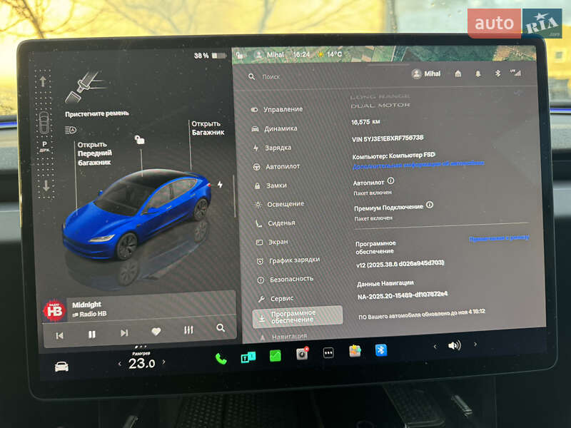 Седан Tesla Model 3 2024 в Ужгороді фото 10 Седан Tesla Model 3 2024 в Ужгороді