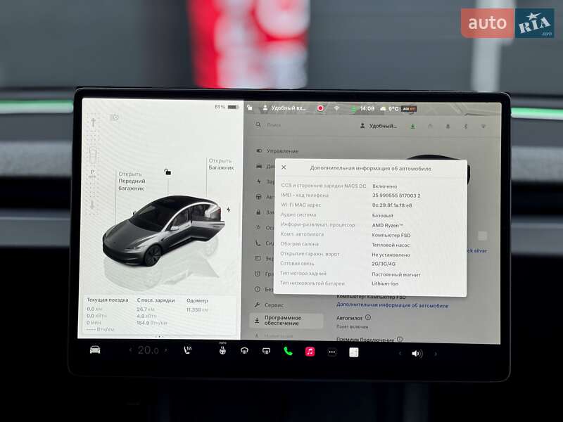 Седан Tesla Model 3 2024 в Києві фото 23 Седан Tesla Model 3 2024 в Києві