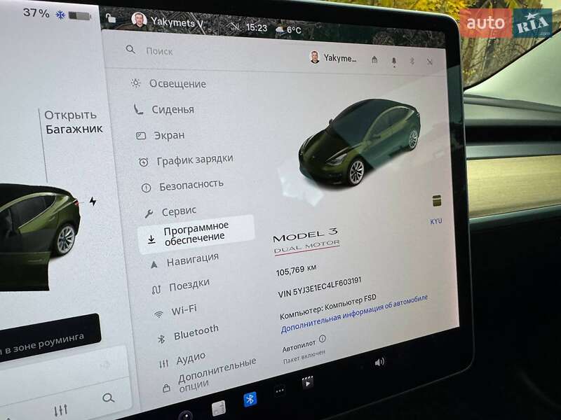 Седан Tesla Model 3 2019 в Львові