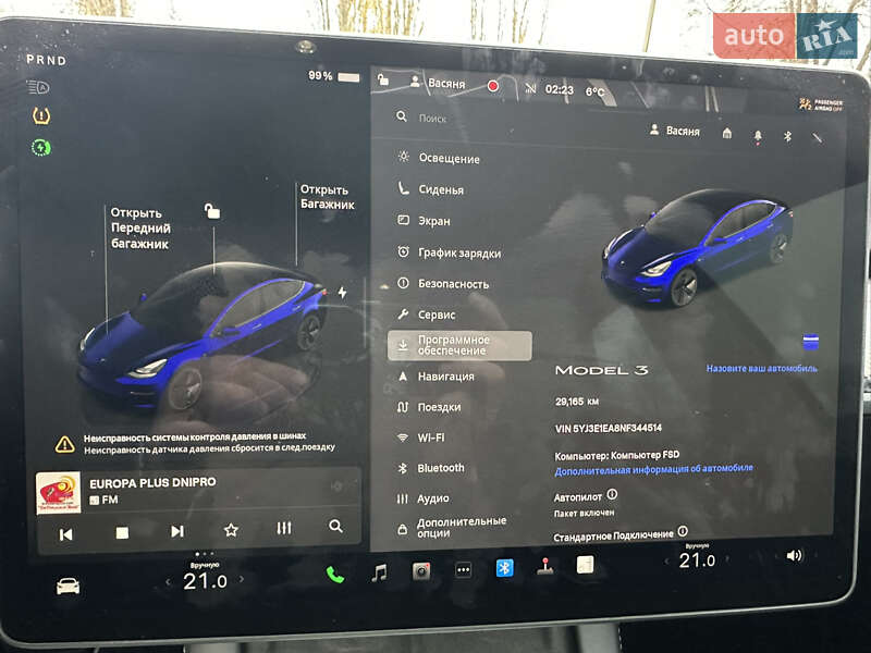 Седан Tesla Model 3 2022 в Дніпрі