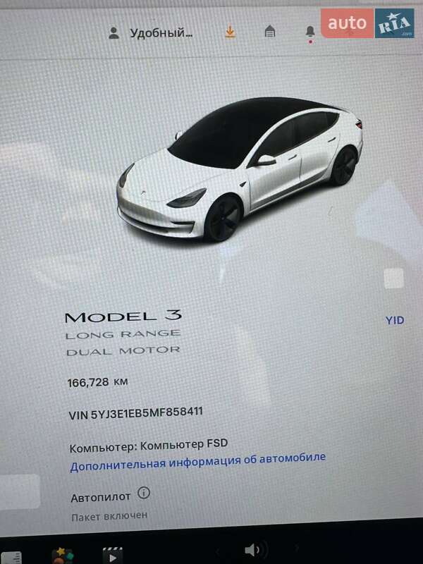 Седан Tesla Model 3 2021 в Ковеле фото 9 Седан Tesla Model 3 2021 в Ковеле