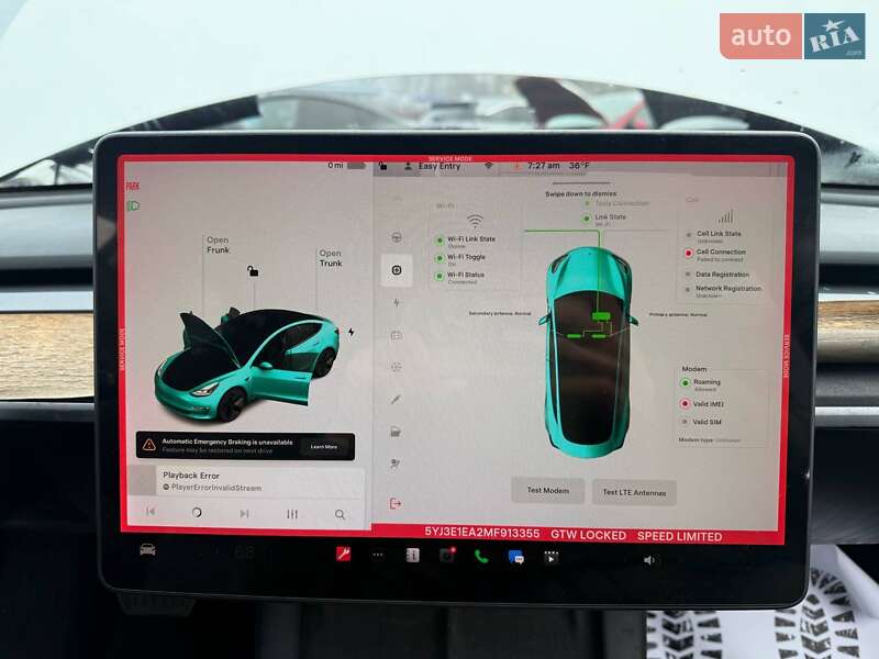 Седан Tesla Model 3 2021 в Луцке