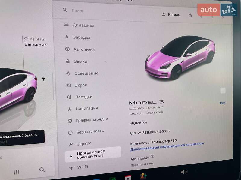 Седан Tesla Model 3 2022 в Тернополі фото 17 Седан Tesla Model 3 2022 в Тернополі