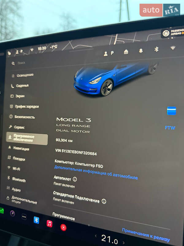 Седан Tesla Model 3 2022 в Золотоноші