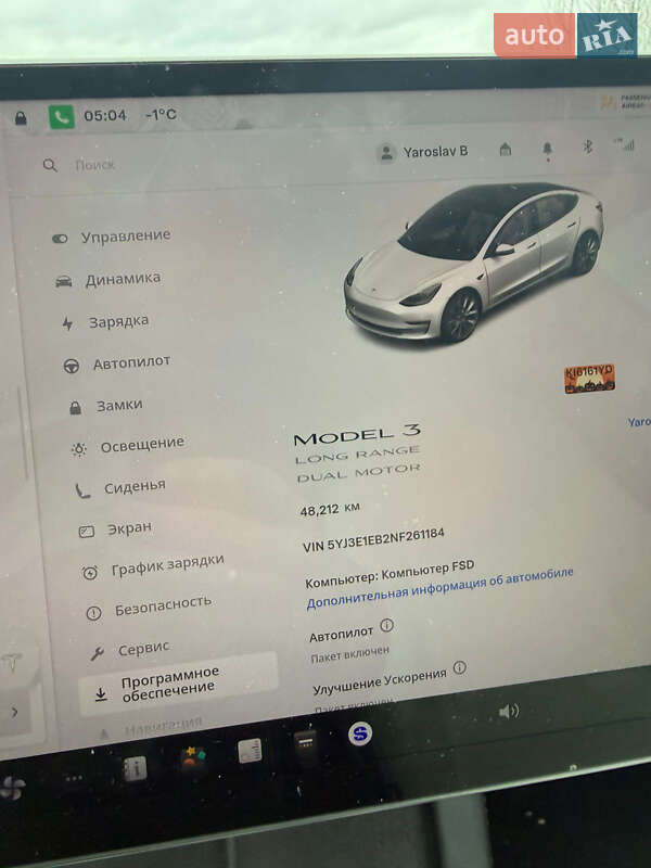 Седан Tesla Model 3 2022 в Киеве