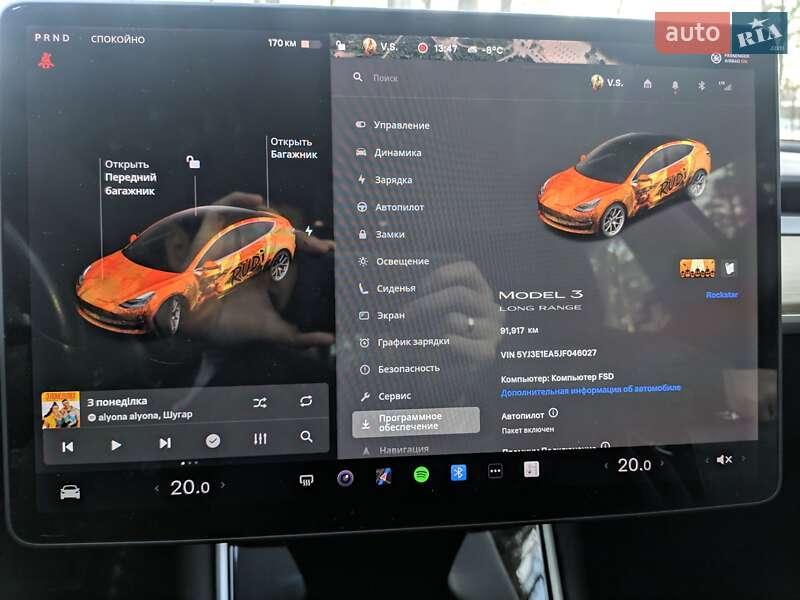 Седан Tesla Model 3 2018 в Черкассах
