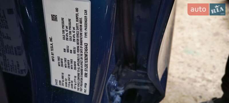 Седан Tesla Model 3 2022 в Дрогобичі