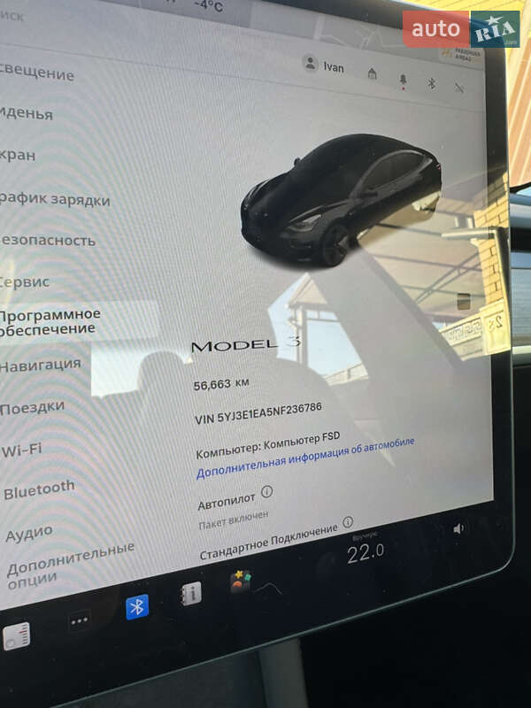 Седан Tesla Model 3 2022 в Ізмаїлі фото 24 Седан Tesla Model 3 2022 в Ізмаїлі