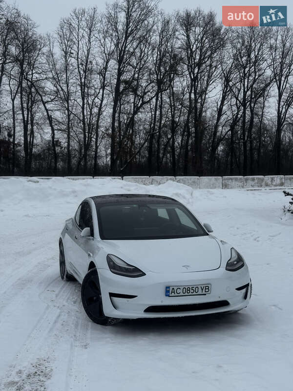2020 Tesla Model-3, VIN 5YJ3E7EA7LF591815:plate — фото 1 (autoria)