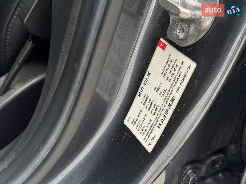 Седан Tesla Model 3 2018 в Києві фото 26 Седан Tesla Model 3 2018 в Києві