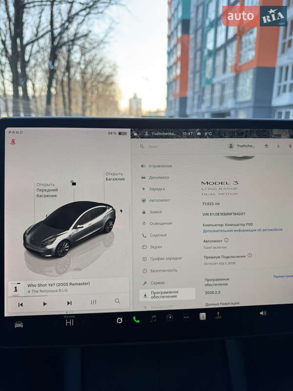 Седан Tesla Model 3 2022 в Чернігові