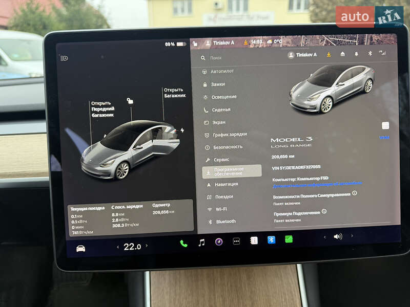 Седан Tesla Model 3 2019 в Киеве