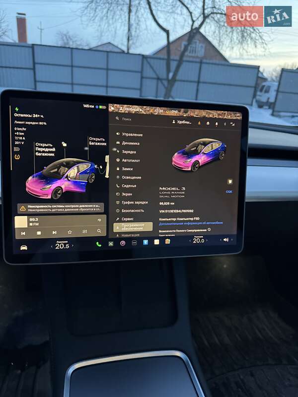 Седан Tesla Model 3 2019 в Виннице